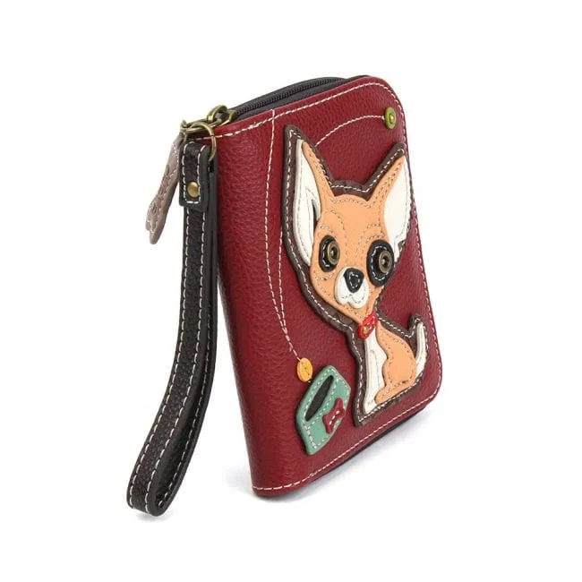 Chala Dog  Zip Around Wallets-Carry your cards in dog gone good style!*