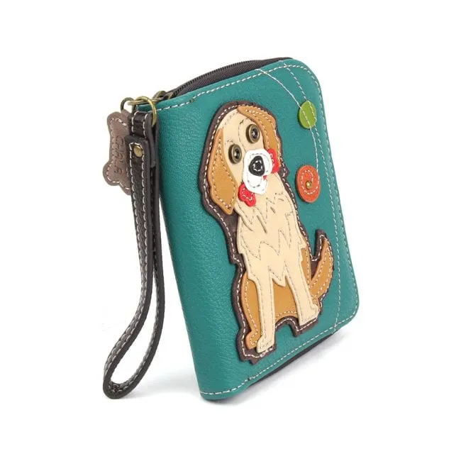 Chala Dog  Zip Around Wallets-Carry your cards in dog gone good style!*