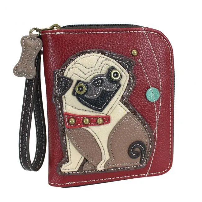 Chala Dog  Zip Around Wallets-Carry your cards in dog gone good style!*