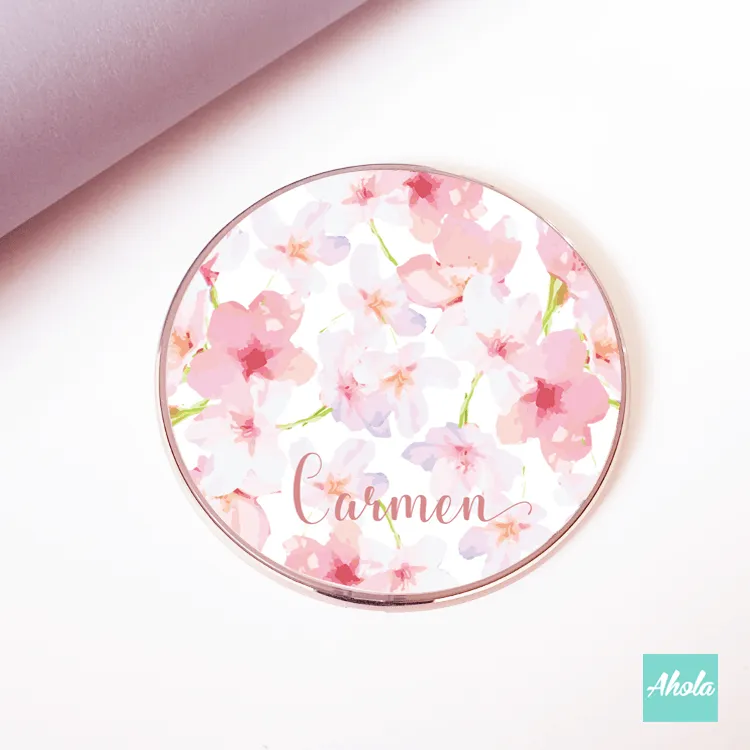 【Cherry Blossom】15W Ultra thin FastWireless Charger Pad 櫻花名字無線差電板