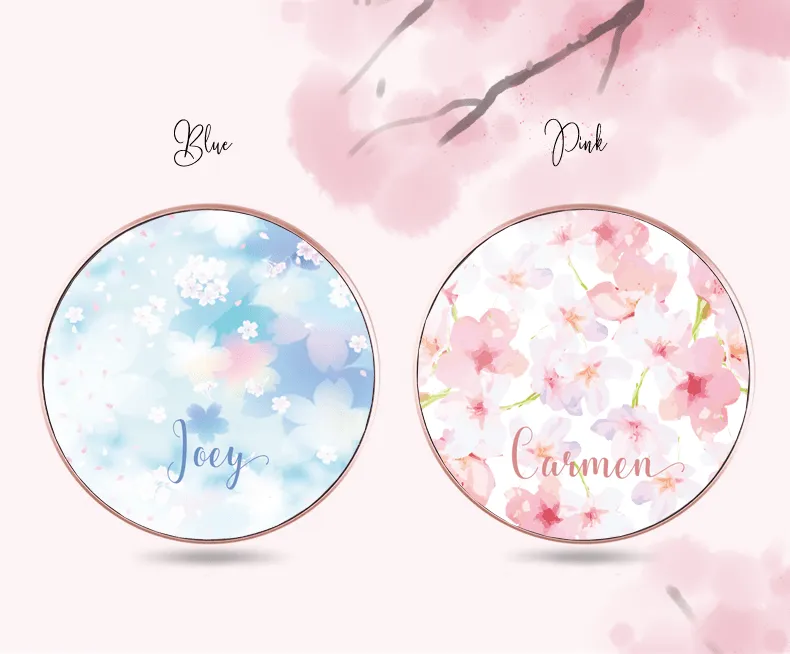 【Cherry Blossom】15W Ultra thin FastWireless Charger Pad 櫻花名字無線差電板