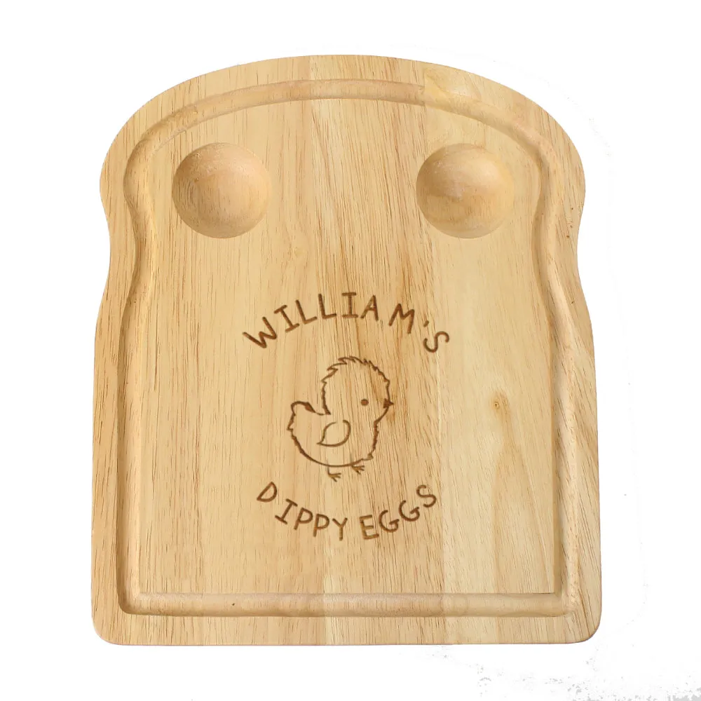 Chick Egg & Toast Board - Personalised