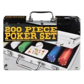 Classic 200 pce Poker Set in Aluminium Case