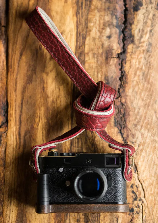 Classic American Bison Leather Neck Strap