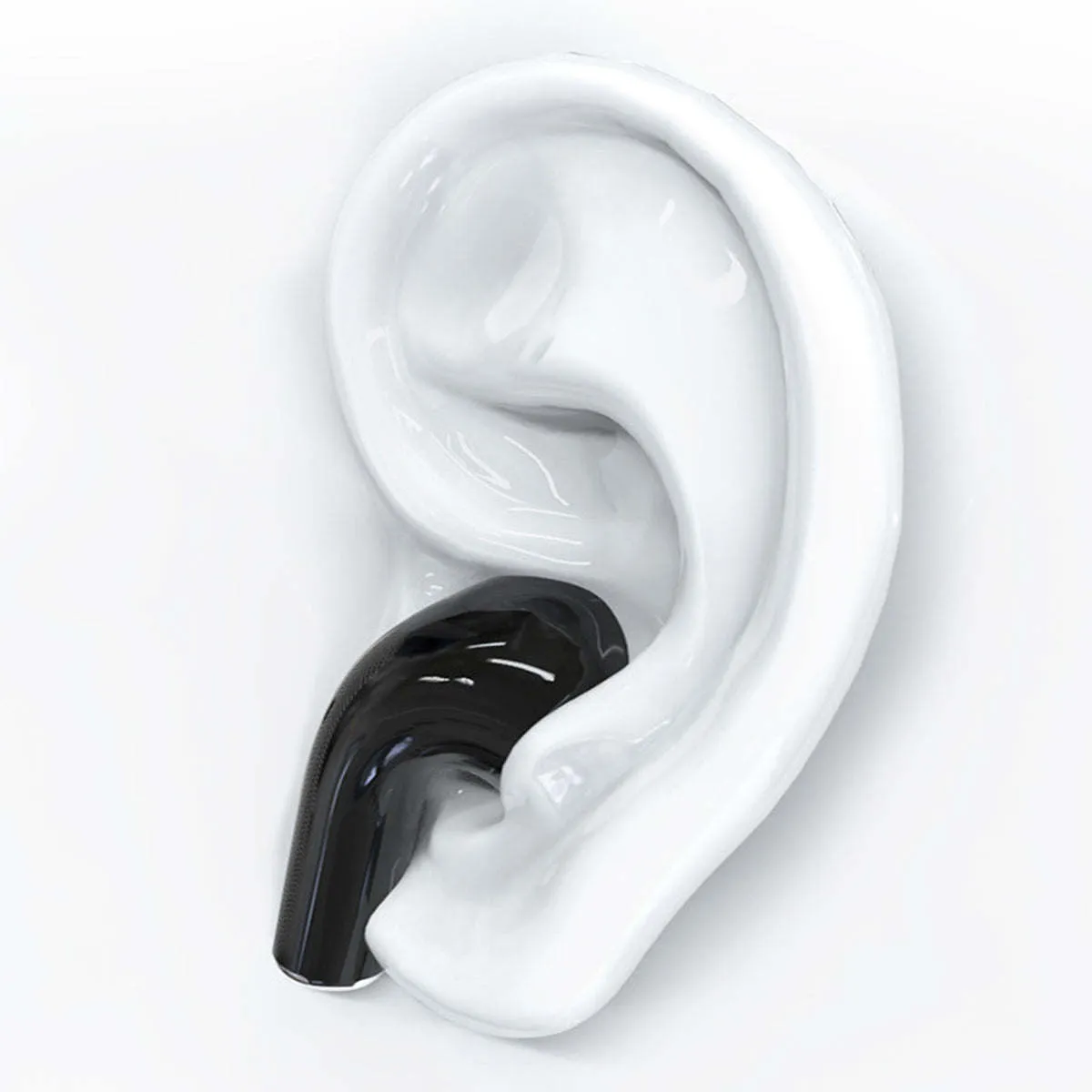 Clear Top Bluetooth Earphone With Charger