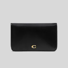 COACH Slim Card Case Black C4818