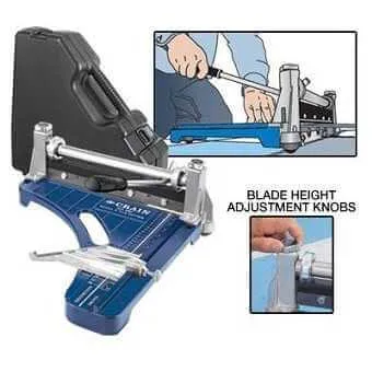 Crain 12" Vinyl Tile Cutter w/Case