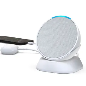 Desk Stand for Echo Pop with USB-C/A Charging Port