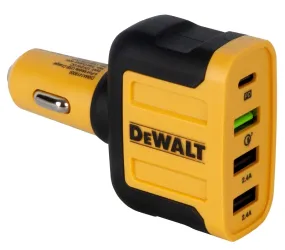 DeWALT 141 9009 DW2 USB Charger, 2.4 A Charge, Black :EA: QUANTITY: 1