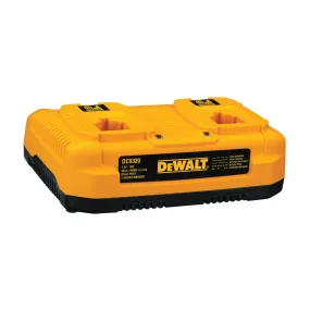 DeWALT DC9320 Dual Port Charger, 7.2 to 18 V Input, 120 V Output, 1 hr Charge, Battery Included: Yes