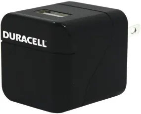 DURACELL PRO158 1-Port USB AC Wall Charger (Black)