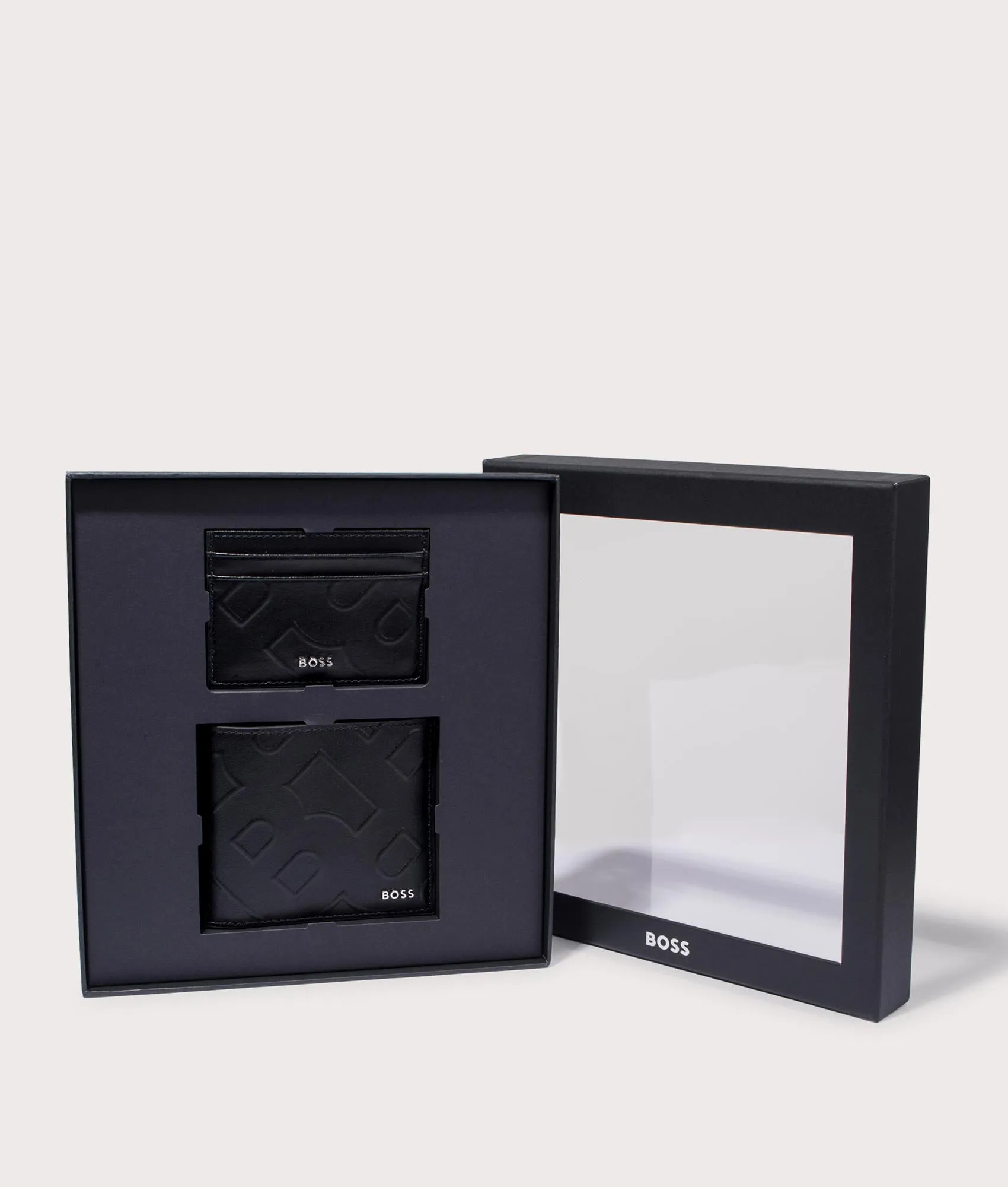 Embossed Card Case & Wallet Gift Set