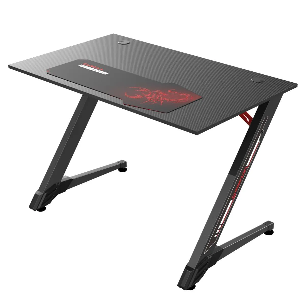 Eureka Ergonomic Small Gaming Computer Desk (Black)