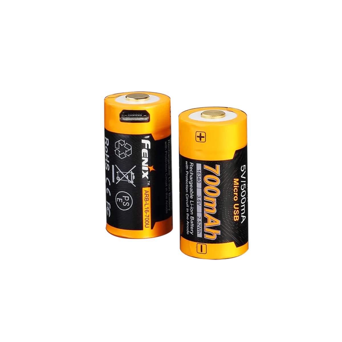 FENIX ARB-L16-700U BUILT-IN USB RECHARGEABLE BATTERY