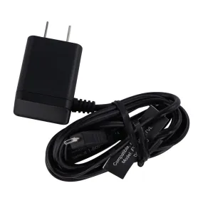 Franklin Wireless (5V/1A) Corded Travel charger w/ Micro-USB - Black FWCR900TVL