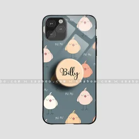 Glossy Protective Case With Cute Chick