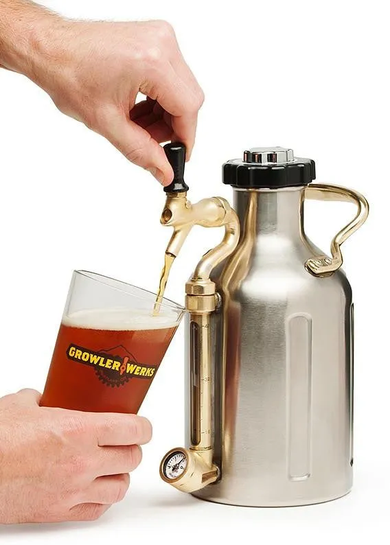 GrowlerWerks uKeg 128 Growler Mini-Keg (Gallon-Size)