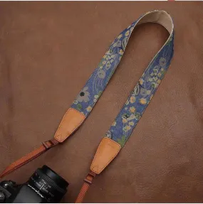 Handmade Leather Camera Strap in Brown- 7132