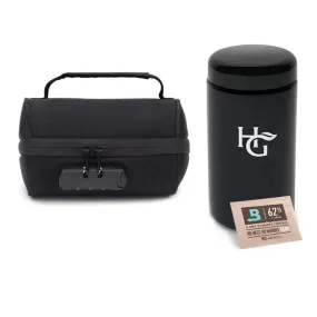 Herb Guard 1 Oz Stash Jar with Locking Protective Case