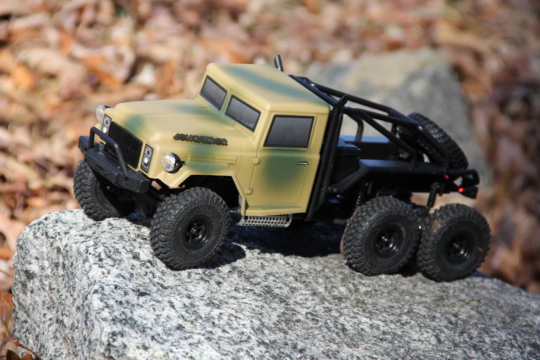 Hobby Plus CR18 6x6 Camo Conqueror 1/18 Scale Mini Crawler - RTR