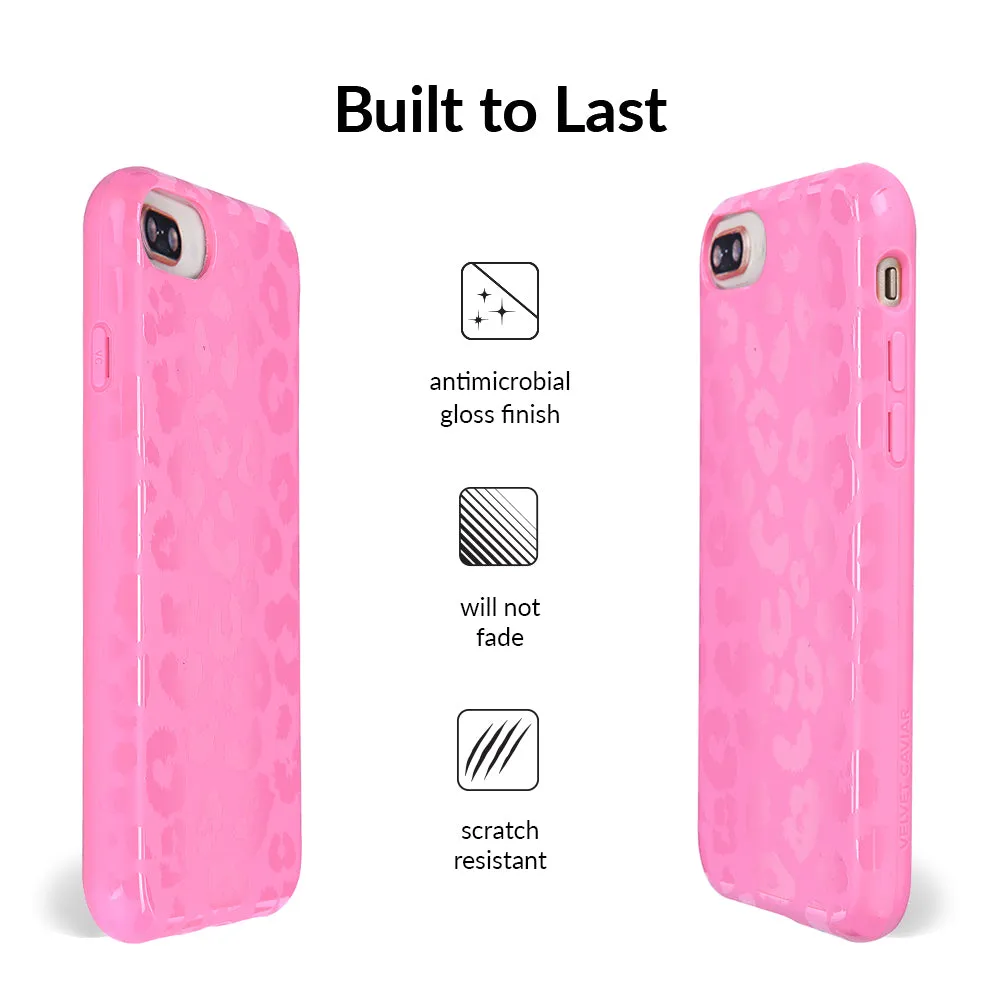 Hot Pink Leopard iPhone Case