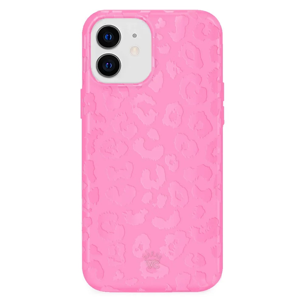 Hot Pink Leopard iPhone Case