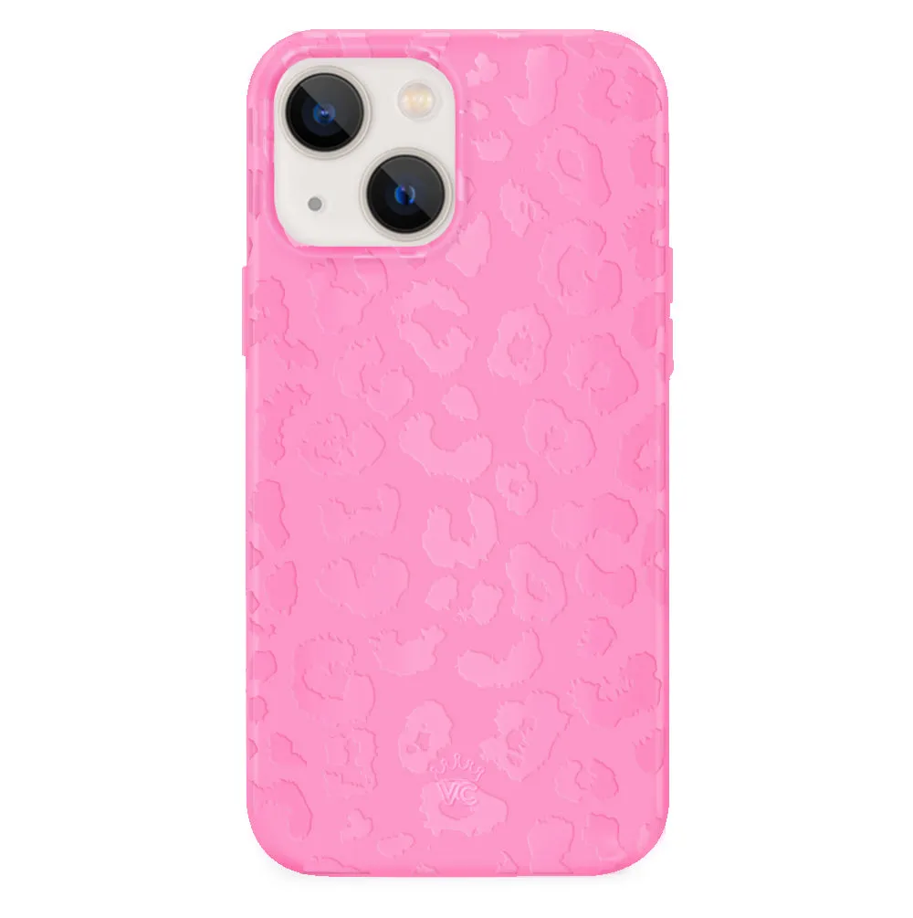 Hot Pink Leopard iPhone Case