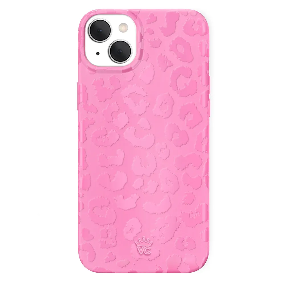 Hot Pink Leopard iPhone Case