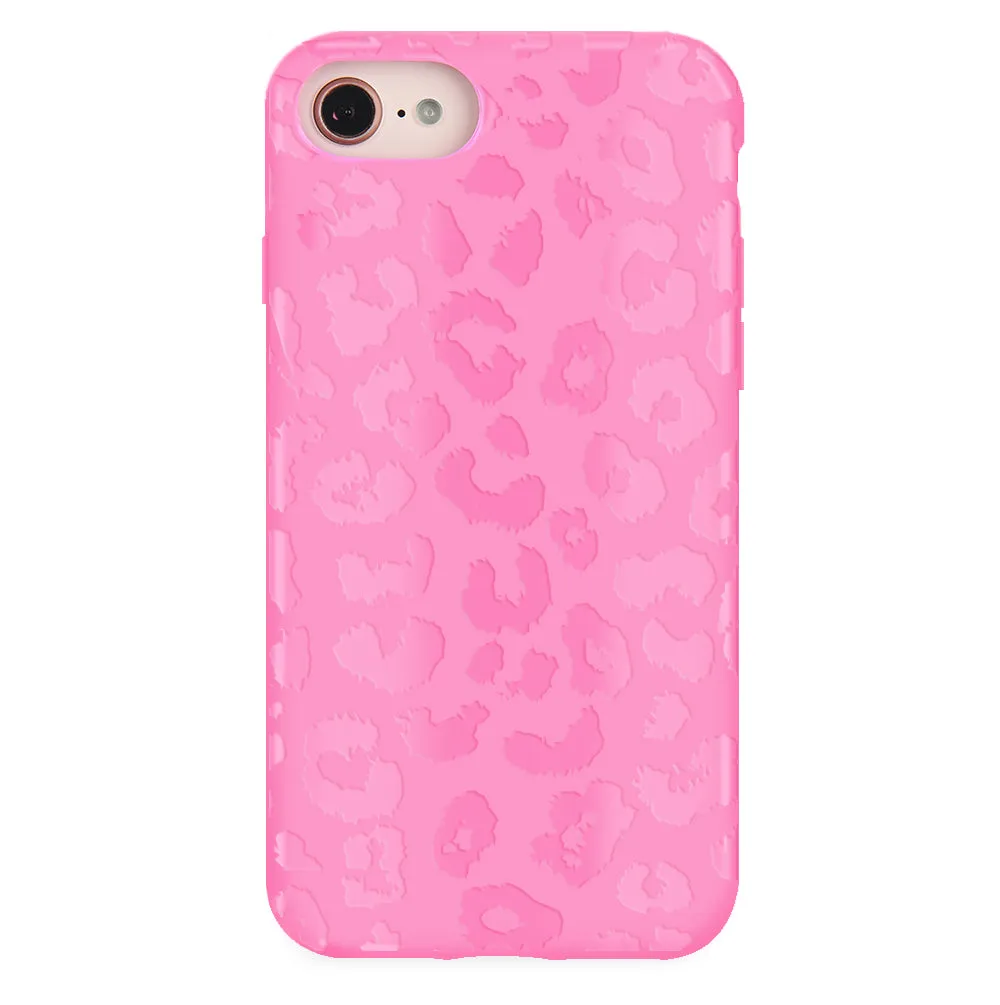 Hot Pink Leopard iPhone Case