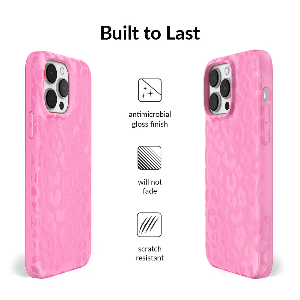 Hot Pink Leopard iPhone Case