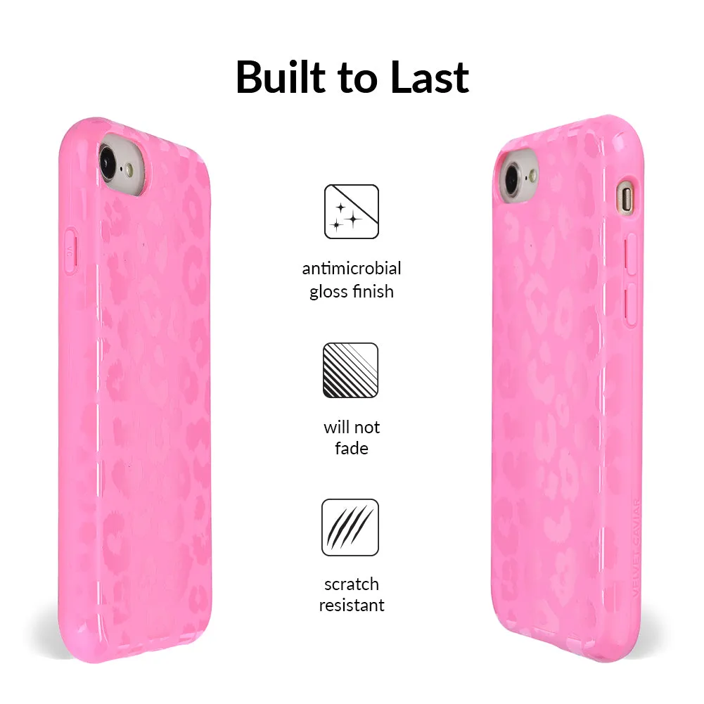 Hot Pink Leopard iPhone Case