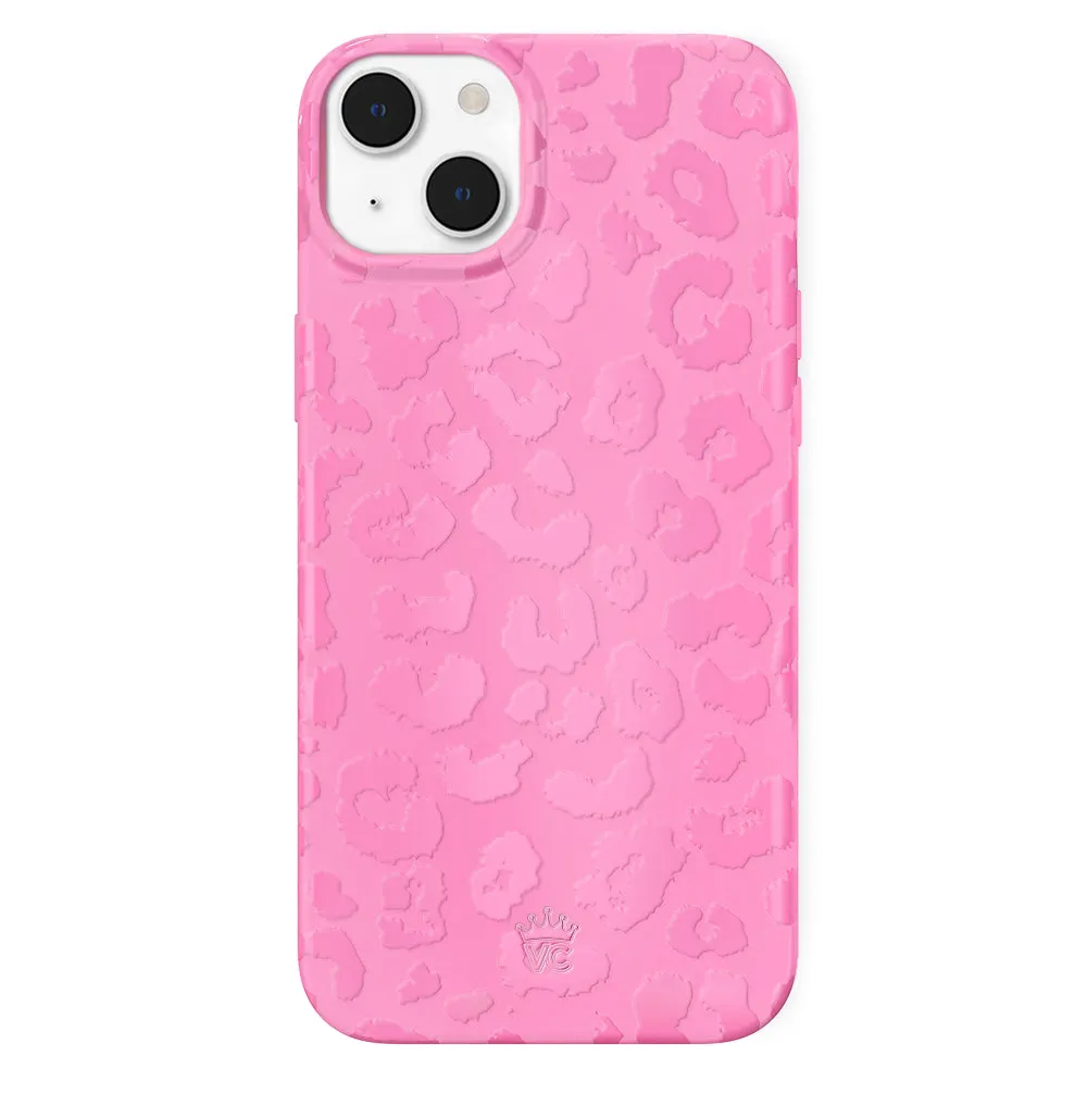 Hot Pink Leopard iPhone Case