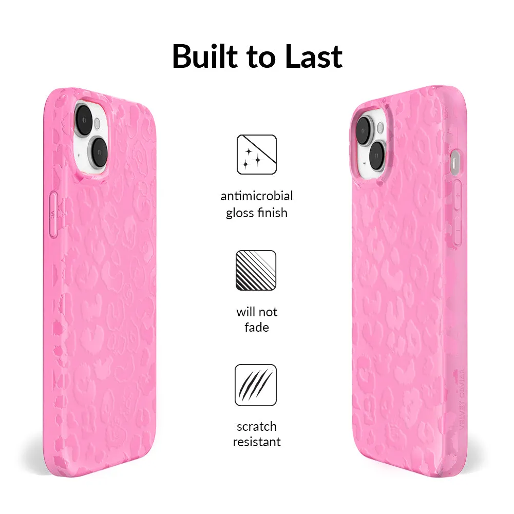 Hot Pink Leopard iPhone Case