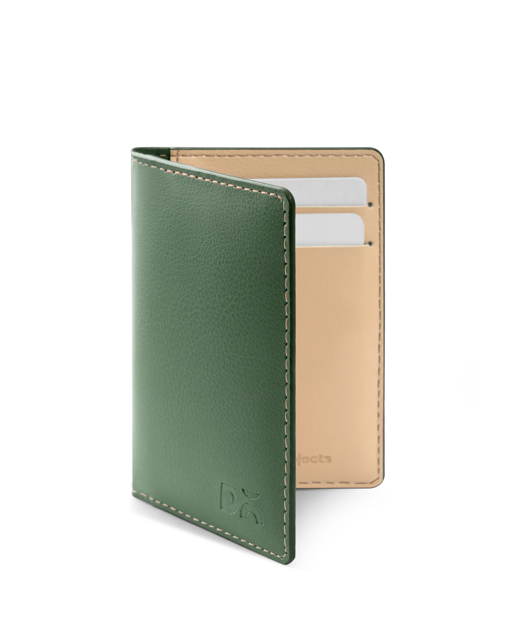 Hunter Green Log Bi-Fold Wallet