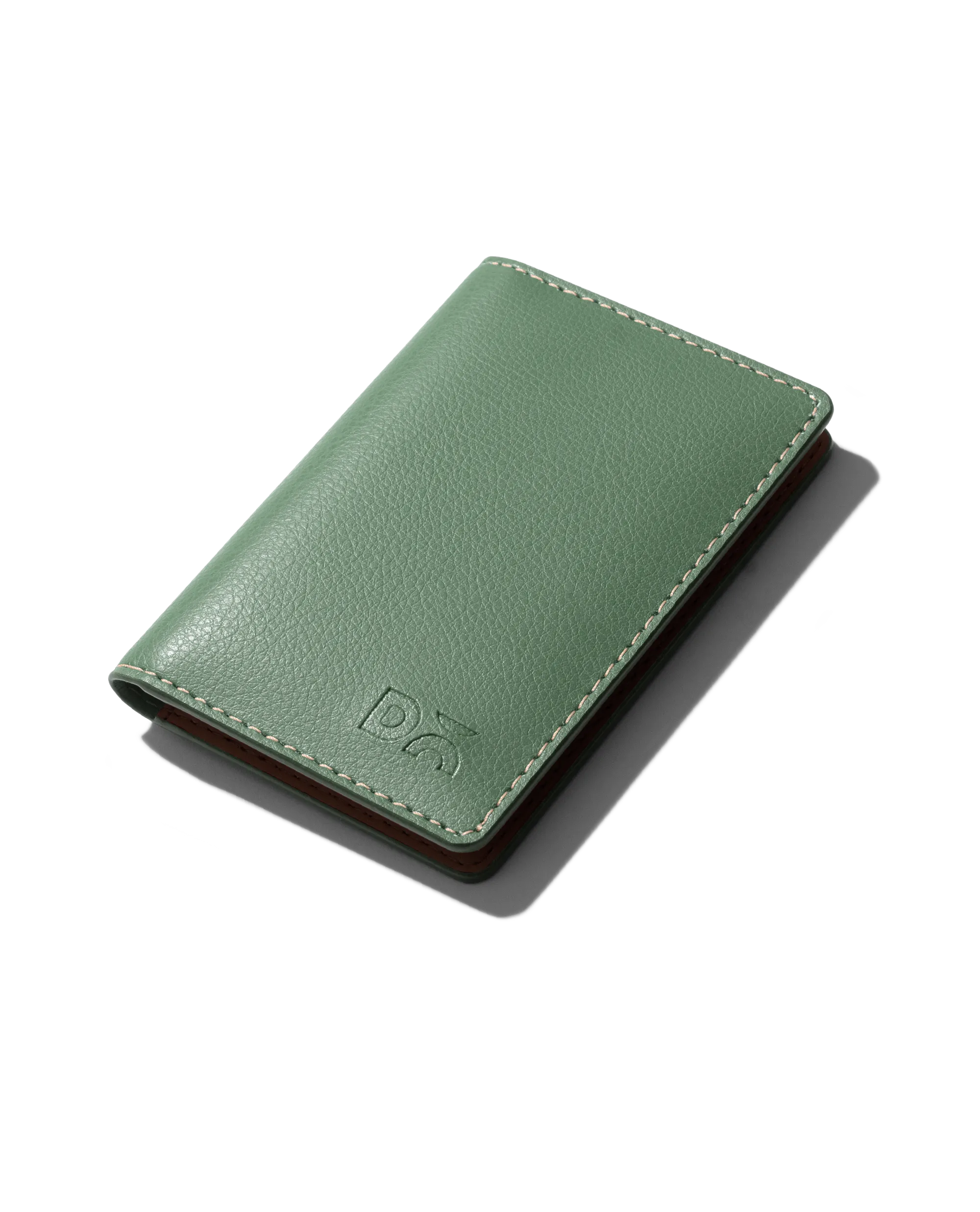 Hunter Green Log Bi-Fold Wallet