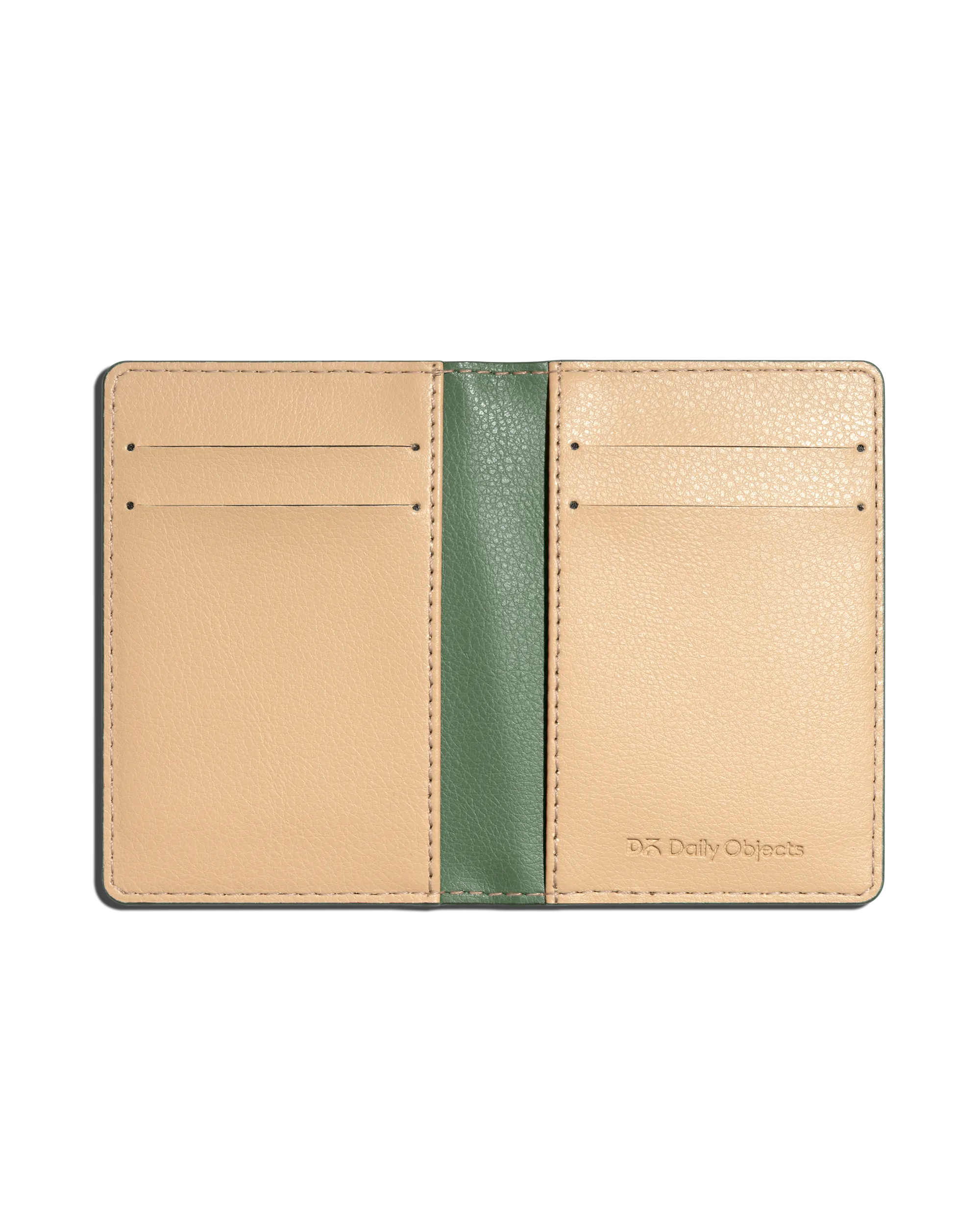 Hunter Green Log Bi-Fold Wallet