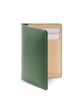 Hunter Green Log Bi-Fold Wallet