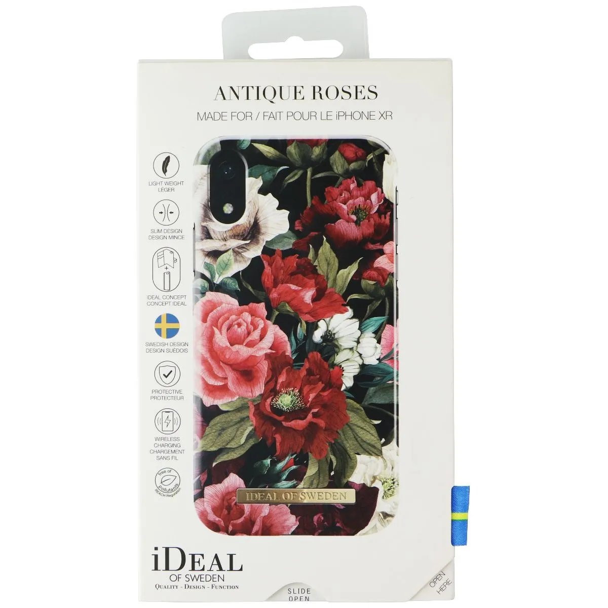 iDeal of Sweden Printed Case for Apple iPhone XR - Antique Roses