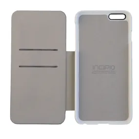 Incipio Highland Folio Wallet Case for iPhone 6 Plus 6s Plus  White and Gray