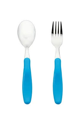 Innobaby Din Din SMART EZ Grip Spoon & Fork Set with Case