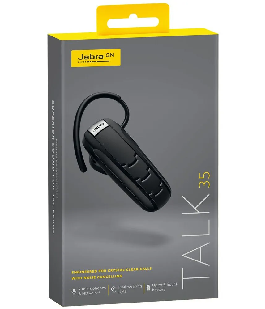 Jabra Black Talk 35 Headset - 100-95500900-02