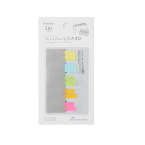 Kanmido Cocofusen Card Color S Sticky Notes with Refillable Card Case