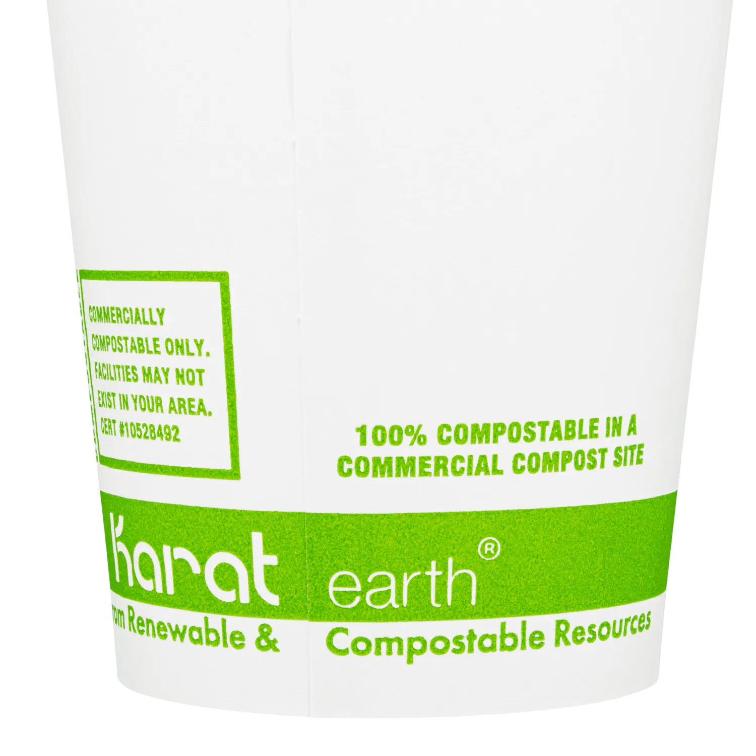 Karat Earth 5.5oz Eco-Friendly Paper Scoop Cup, Generic Print - 1,000 pcs