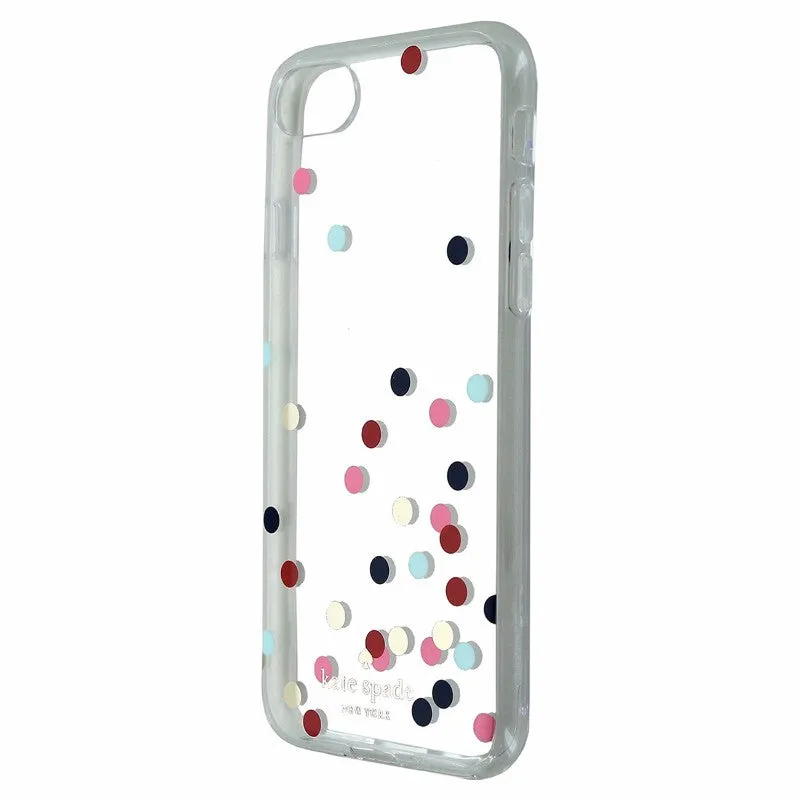 Kate Spade Flexible Hardshell Protective Case for iPhone 8 / 7 - Confetti Clear