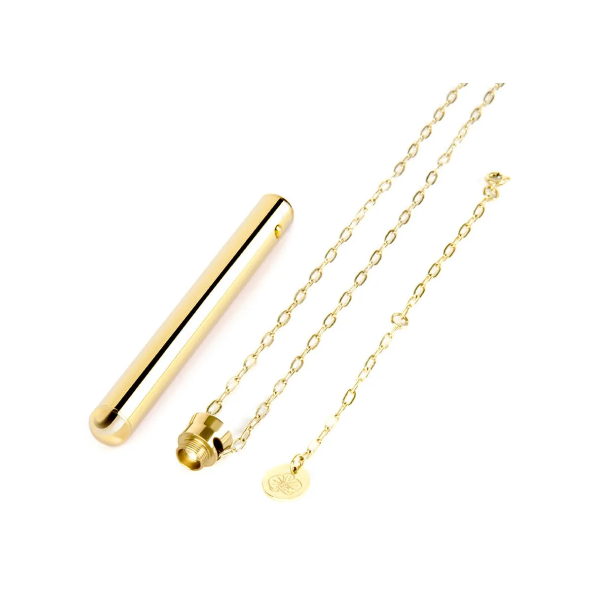 LE WAND Chrome Vibrating Necklace - Gold