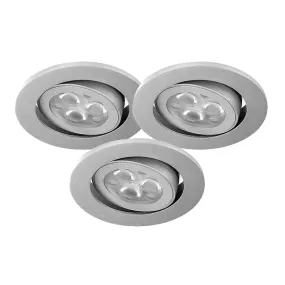 LED Swivel 3 Downlights Kit 4 Watt