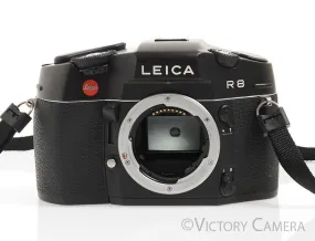 Leica R8 Black SLR Film Camera -Clean-