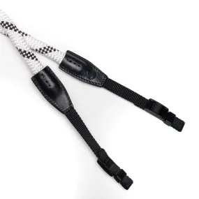 Leica Rope Strap, White & Black, 126cm, Nylon-Loop Style