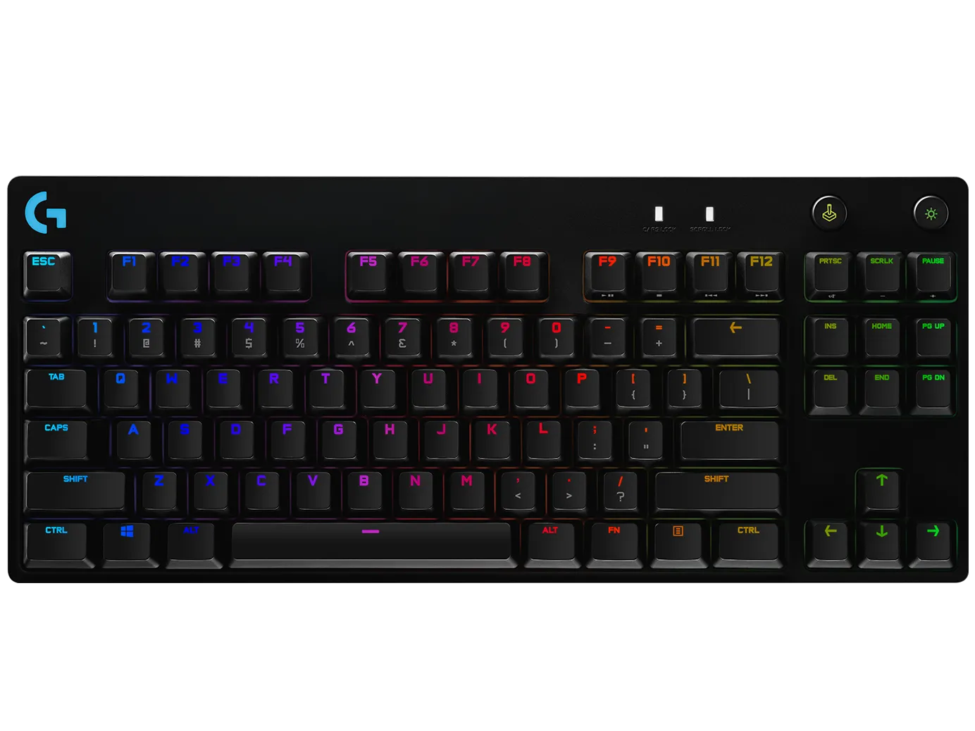 Logitech G PRO Wired Mechanical Gaming Keyboard | LightSync RGB | GX Blue Clicky Switches - Black (920-009396)