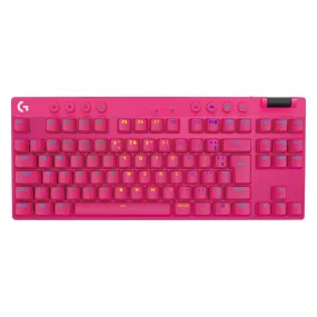 Logitech G PRO X TKL LIGHTSPEED Gaming Keyboard ( Magenta)